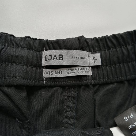 Djab Black Stretch Twill Pull-On Shorts Small NWT - Picture 6 of 7